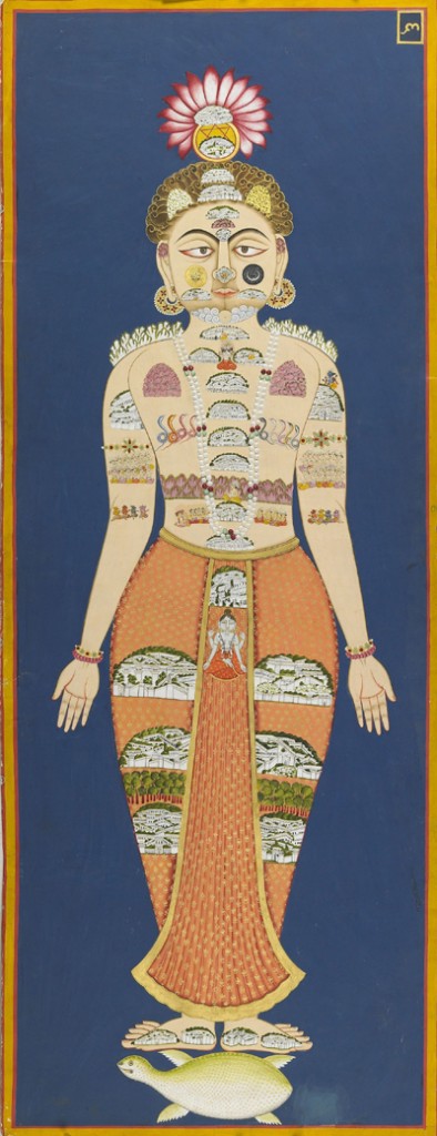 The_Equivalence_of_Self_and_Universe_(detail),_folio_6_from_the_Siddha_Siddhanta_Paddhati,_(Bulaki),_1824_(Samvat_1881);_122_x_46_cm._Mehrangarh_Museum_Trust.